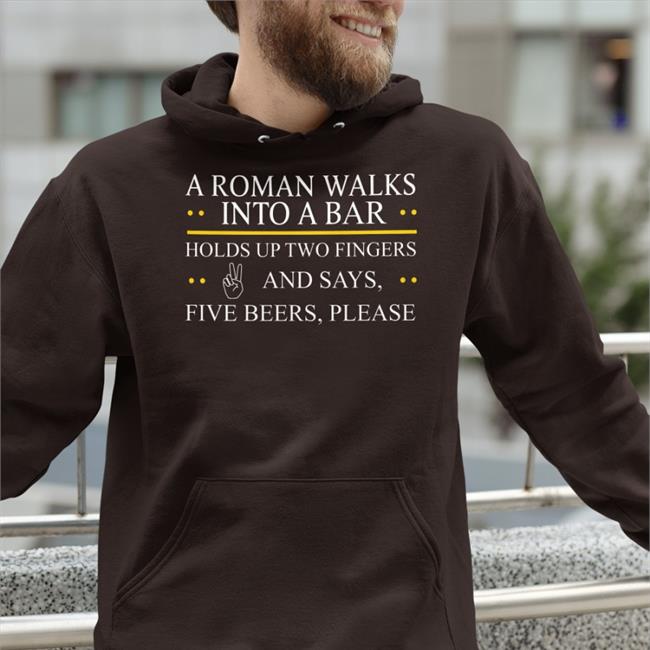 A Roman Walks Into A Bar T Shirt John M