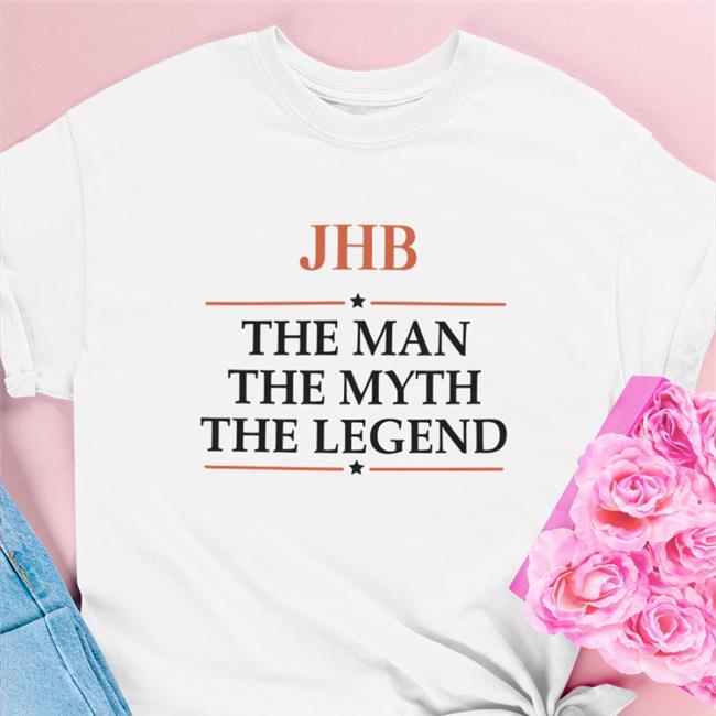 JhbTeam JHB The Man The Myth The Legend T Shirt 100T Jhbteam Jack CouRage Dunlop