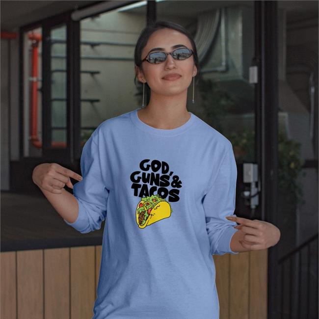 Bunker Branding Merch Guns And Tacos Tee