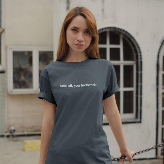 Fuck Off You Fuckwads Long Sleeved T Shirt Diane Therrien Dean Blundell