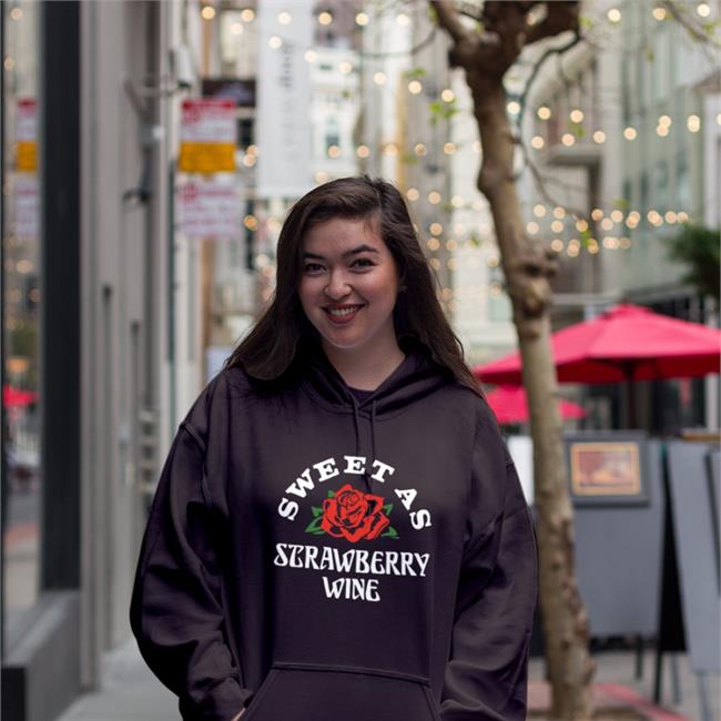 Sweet As Strawberry Wine Tee Shirt Black Chris Stapleton Merch