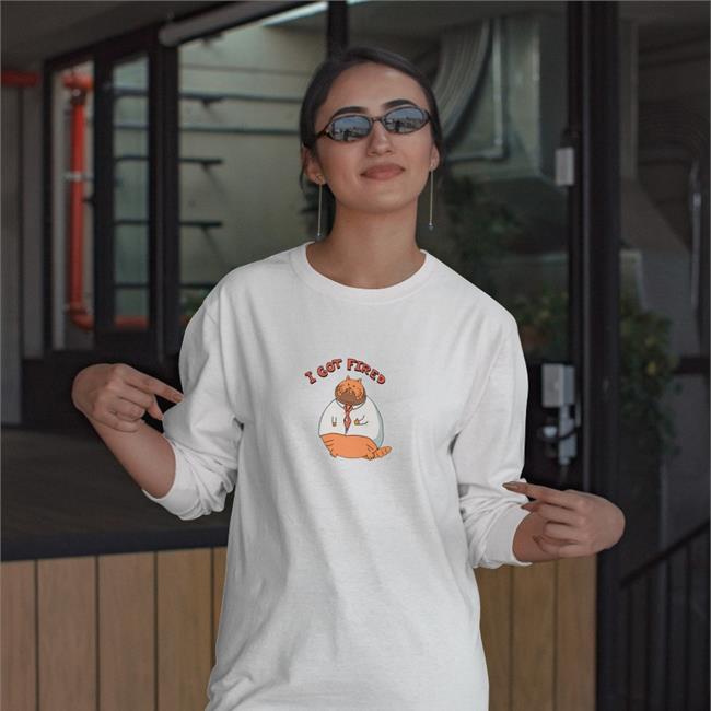 William Osman Merch I Got Fired Tee Fired Cat