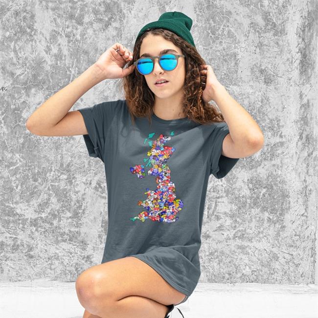 90'S Uk Shirts Map Shirt