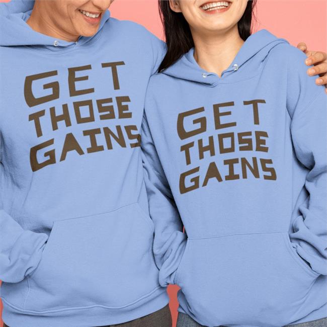 Get Those Gains Long Sleeve Shirt Wolfinwolfi