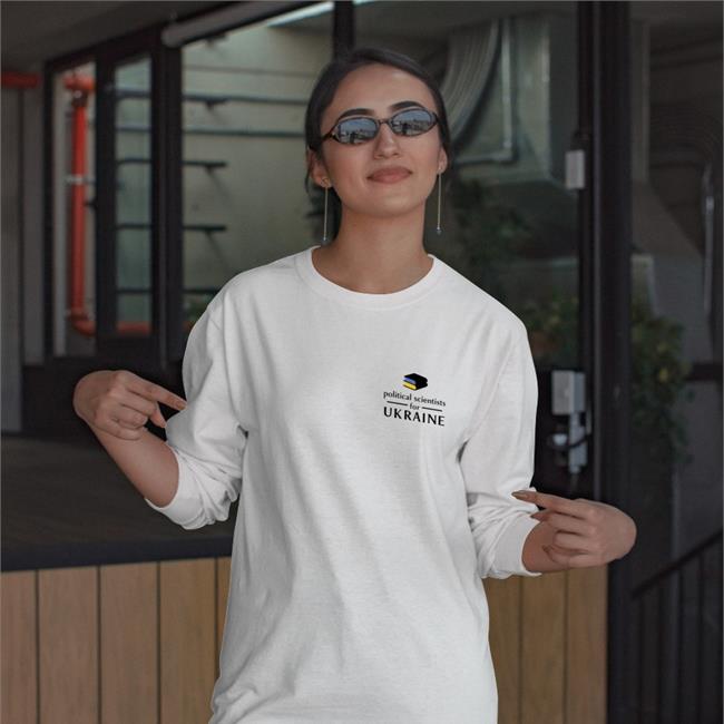 Bonfire Political Scientists For Ukraine T-Shirt Shana Gadarian