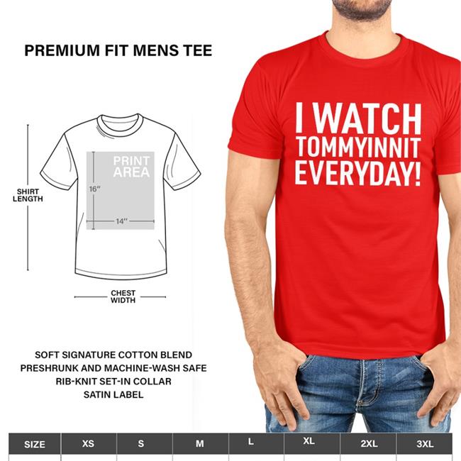 I Watch Tommyinnit Everyday Tee