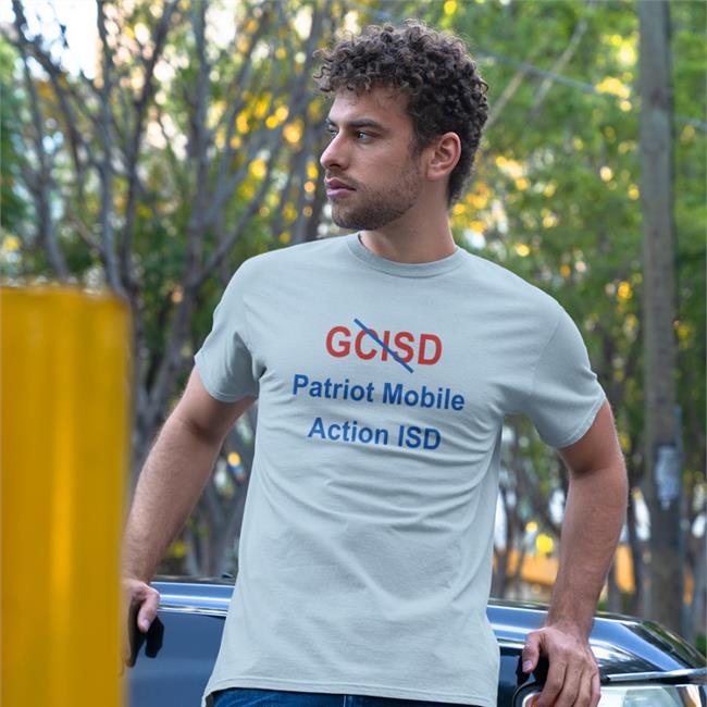 Mike Hixenbaugh Gcisd Patriot Mobile Action Isd Shirt White Steven Monacelli