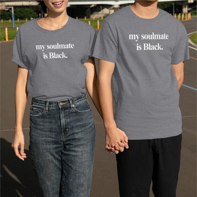 Erica LeShai My Soulmate Is Black Tee Shirt