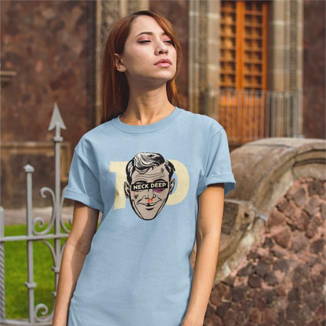 Neck Deep Rain In July 10 Year Anniversary Tee Shirt