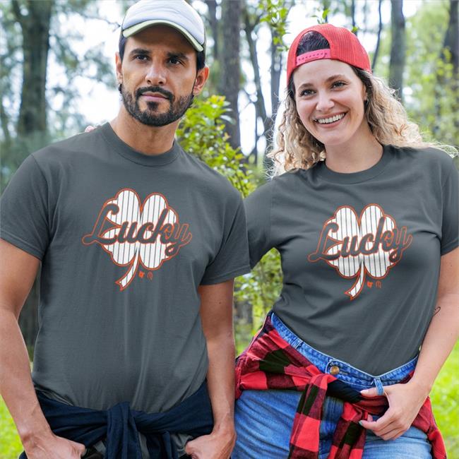 Breakingt Store Lucky Shirt Blue Athlete Logos