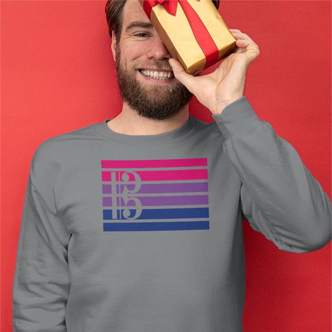 Threat Notation Alto Clef Bi Flag Shirt