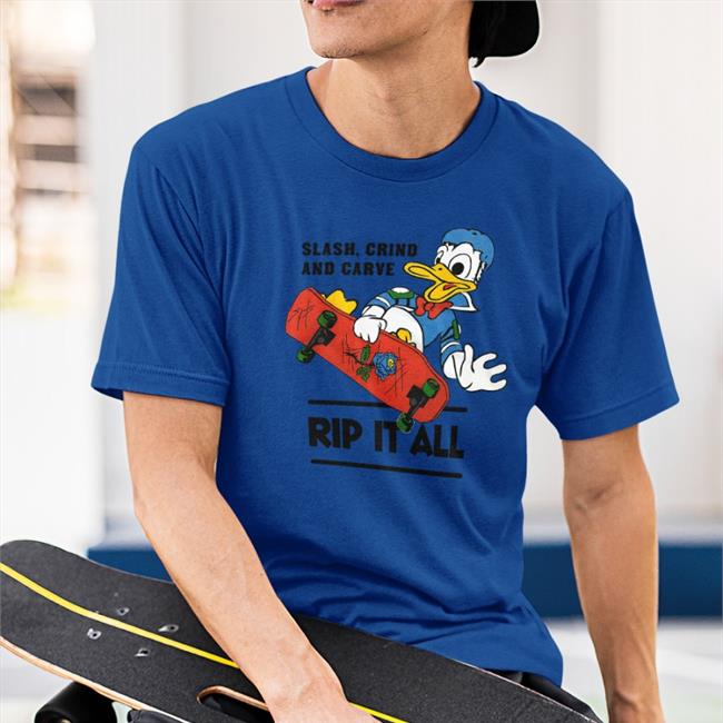 Depop Merch Poorly Translated Shirts Donald Slash Crind And Carve Rip It All Shirt