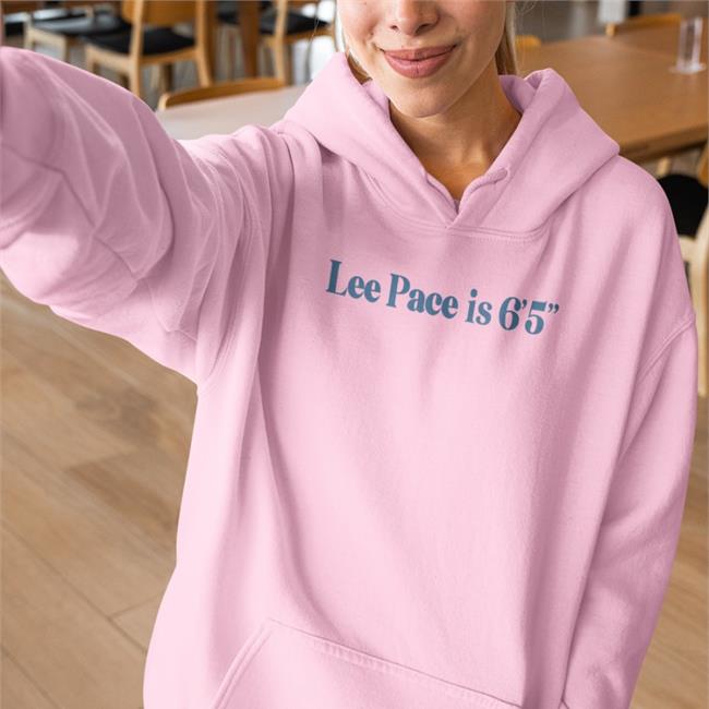 Super Yaki Shop Merch Lee Pace Is 6'5'' T Shirt Light Pink