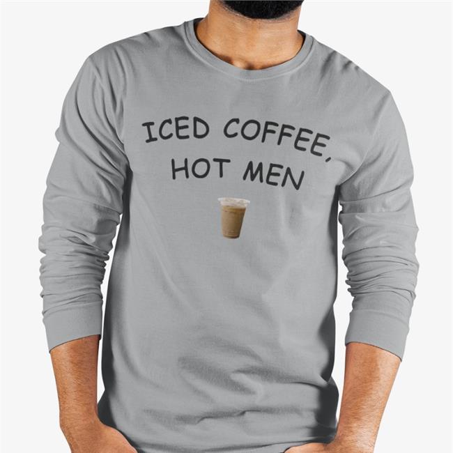 Iced Coffee Hot Men Tee Shirt Austin Yeahabsolutelyy