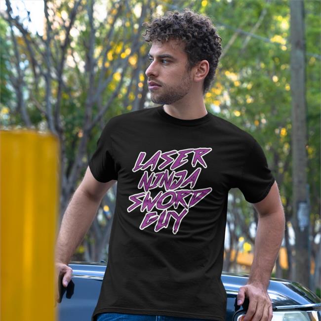 Glock9 Store Laser Ninja Sword Guy Long Sleeve