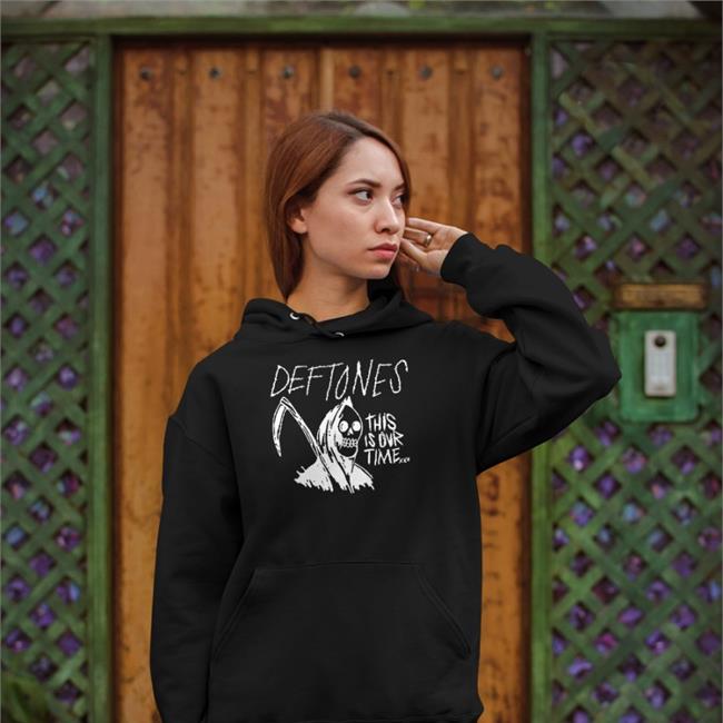 Deftones This Is Our Time Hooded Sweatshirt Reaper Black