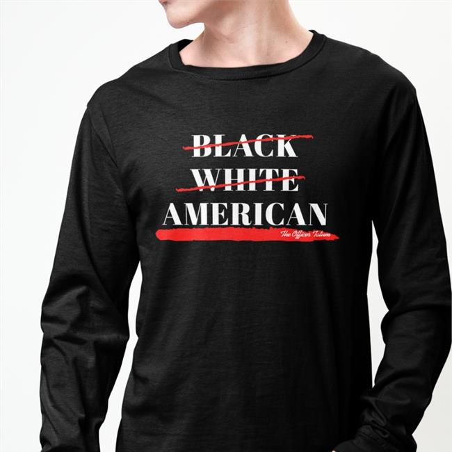 Black White American Tee Shirt The Officer Tatum Store Merch Rickczee