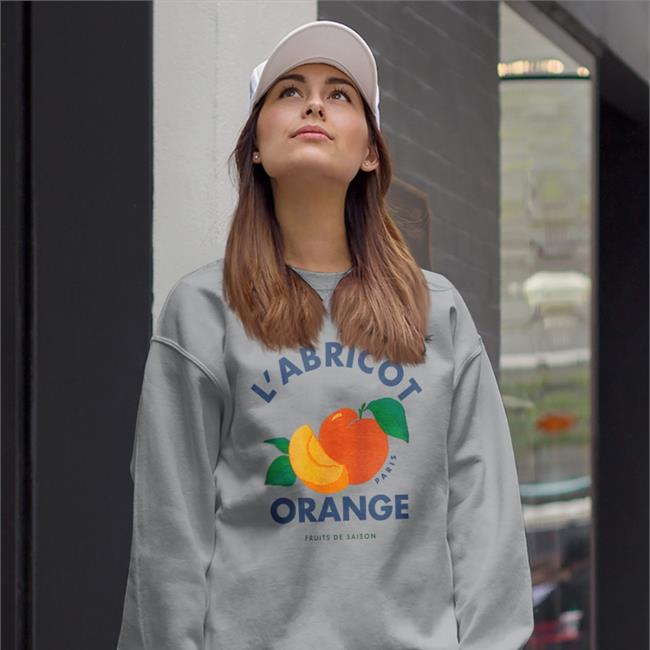 Hobibihoba L'abricot Orange Paris Fruits De Saison Shirt