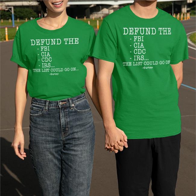 Americana By Danielle Merch Defund The Fbi Cia Cdc Irs The List Could Go On Tank Top Danielle D'Souza Gill