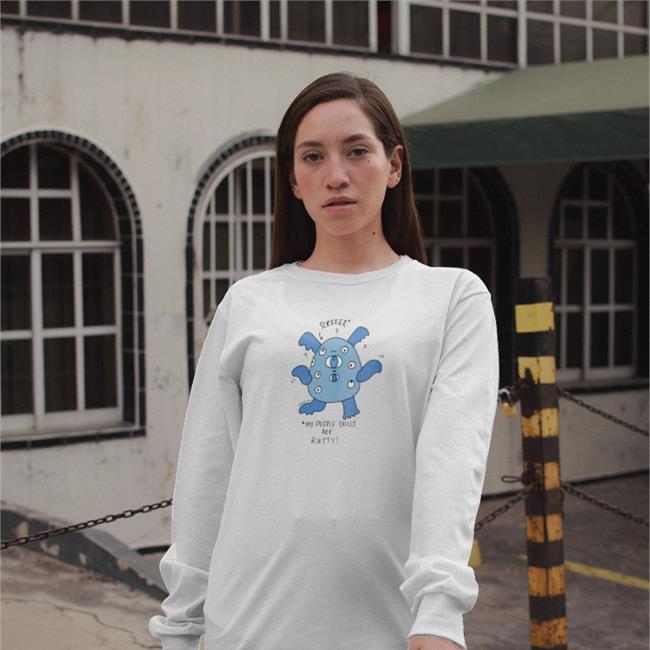 Trueform Inflatable Angel Screeee My People Skills Are Rusty Tee Shirt