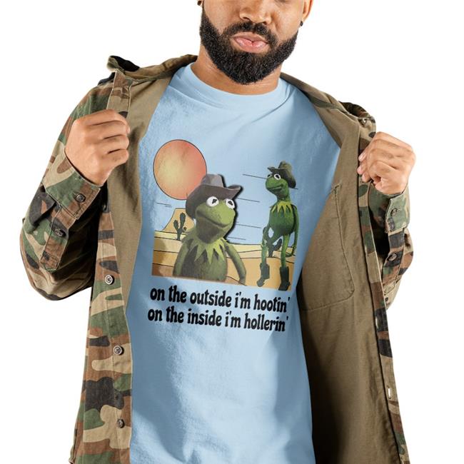 Shithead Steve Merch On The Outside I'm Hootin' On The Inside I'm Hollerin' Hootin & Hollerin T-Shirt