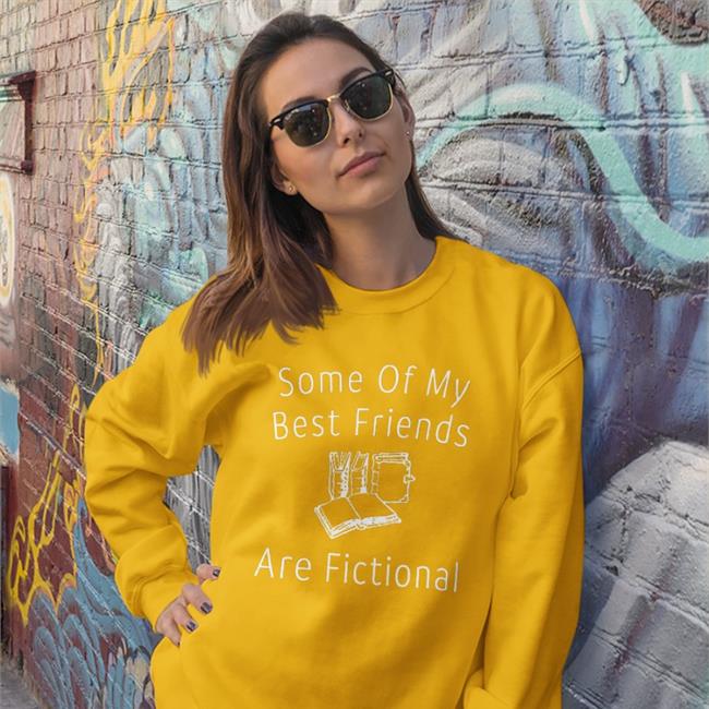 Some Of My Best Friends Are Fictional Book Nerd T-Shirt Melanie Gywer