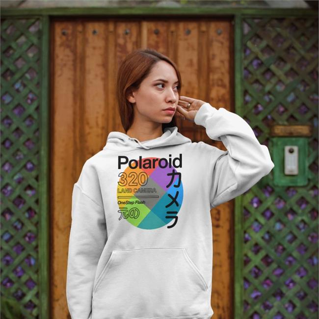 Polaroid 320 Land Camera Onestep Flash Hooded Sweatshirt