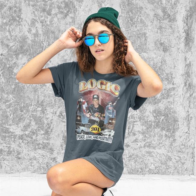 Logic Peace Love And Positivity Shirts