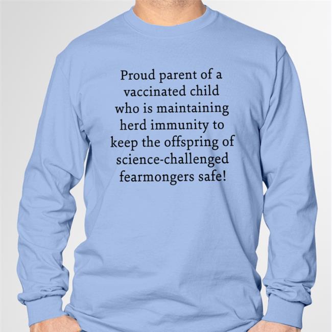 Boomer Core Merch Proud Parent Of A Vaccinated Child Who Is Maintaining Hoodie