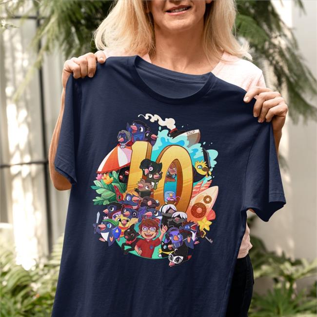 Creator Ink Shop Baby Pengy Plushie 10 Year Anniversary Shirt NicoB7700