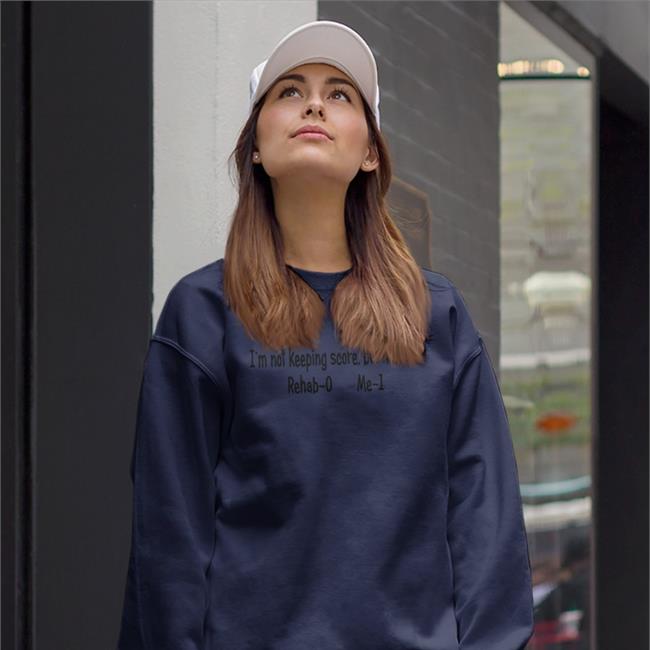 God This Is Awful Shop I'm Not Keeping Score But If I Was Rehab-0 Me-1 Tee Shirt Shirts With Threatening Auras