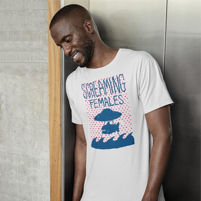 Screaming Females Shark UFO Shirt Screamales Screaming Females Shirt