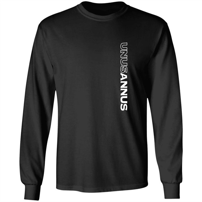 Limited Edition Unus Annu Merch Vertical Logo Tee Shirt Limited Edition Unus Annu Merch Vertical Logo Tee Shirt