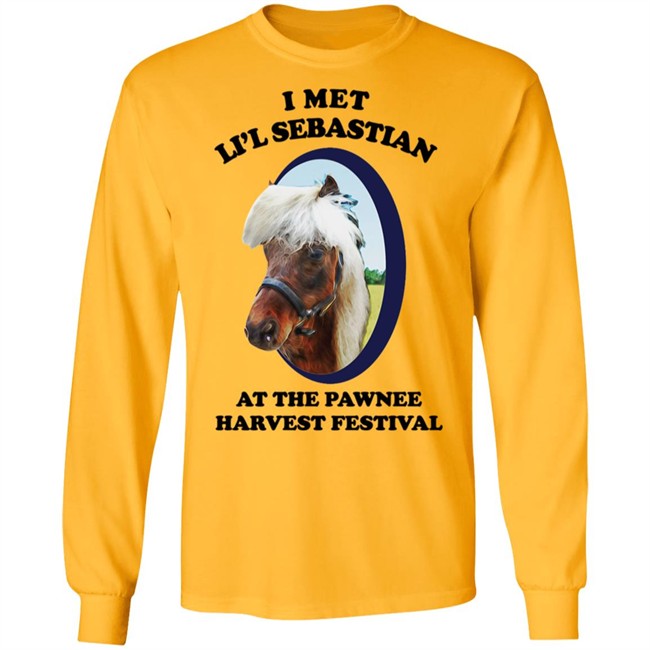 Lil Sebastian Shirt I met Li'l Sebastian At the pawnee harvest festival NBC Parks and Recreation Official I Met Li'l Sebastian - Adult Classic T-Shirt Lil Sebastian Shirt I met Li'l Sebastian At the pawnee harvest festival NBC Parks and Recreation Official I Met Li'l Sebastian - Adult Classic T-Shirt