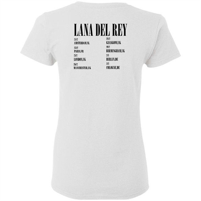 LanaDelRey Store Lana Del Rey 2019 UK Tour Shirt LanaDelRey Store Lana Del Rey 2019 UK Tour Shirt