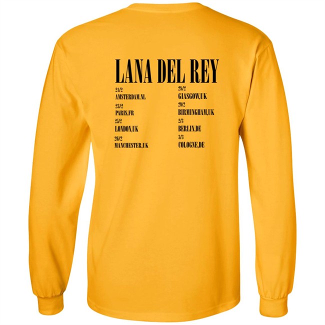 LanaDelRey Store Lana Del Rey 2019 UK Tour Shirt LanaDelRey Store Lana Del Rey 2019 UK Tour Shirt