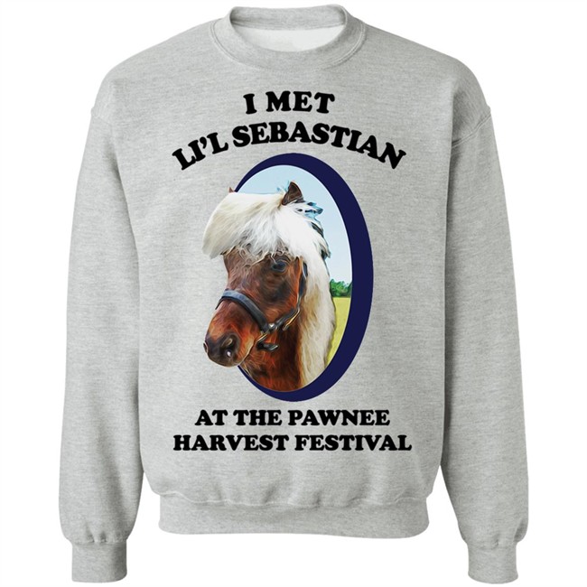 Lil Sebastian Shirt I met Li'l Sebastian At the pawnee harvest festival NBC Parks and Recreation Official I Met Li'l Sebastian - Adult Classic T-Shirt Lil Sebastian Shirt I met Li'l Sebastian At the pawnee harvest festival NBC Parks and Recreation Official I Met Li'l Sebastian - Adult Classic T-Shirt