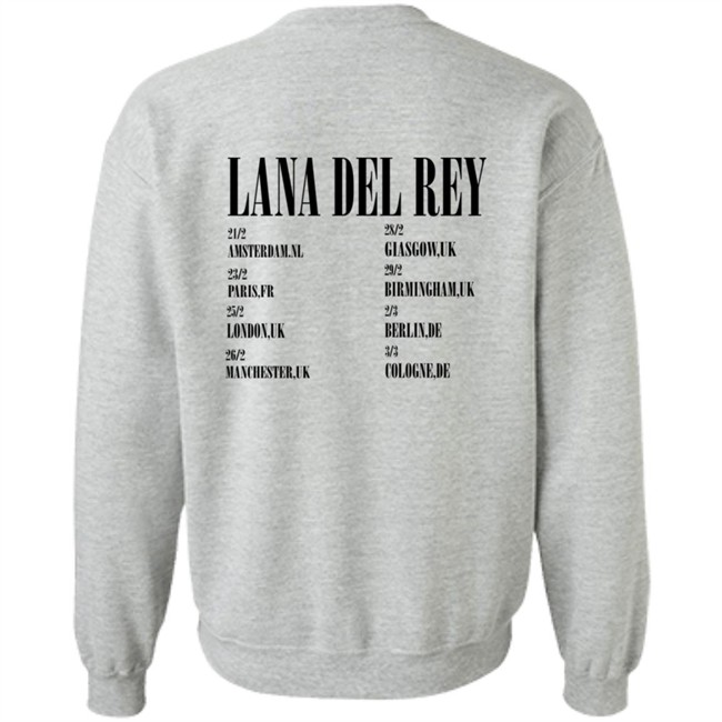 LanaDelRey Store Lana Del Rey 2019 UK Tour Shirt LanaDelRey Store Lana Del Rey 2019 UK Tour Shirt