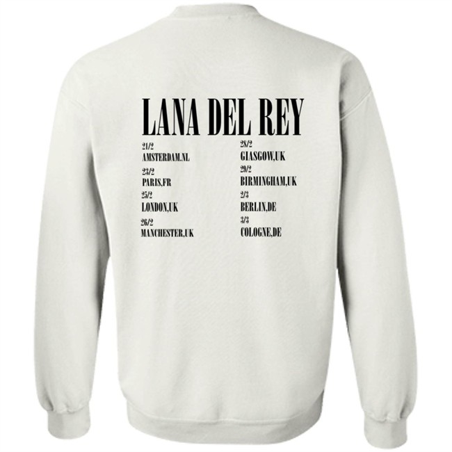 LanaDelRey Store Lana Del Rey 2019 UK Tour Shirt LanaDelRey Store Lana Del Rey 2019 UK Tour Shirt