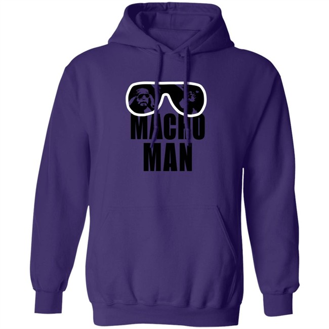 Wwe Old School Macho Man Purple T Shirt Wwe Old School Macho Man Purple T Shirt