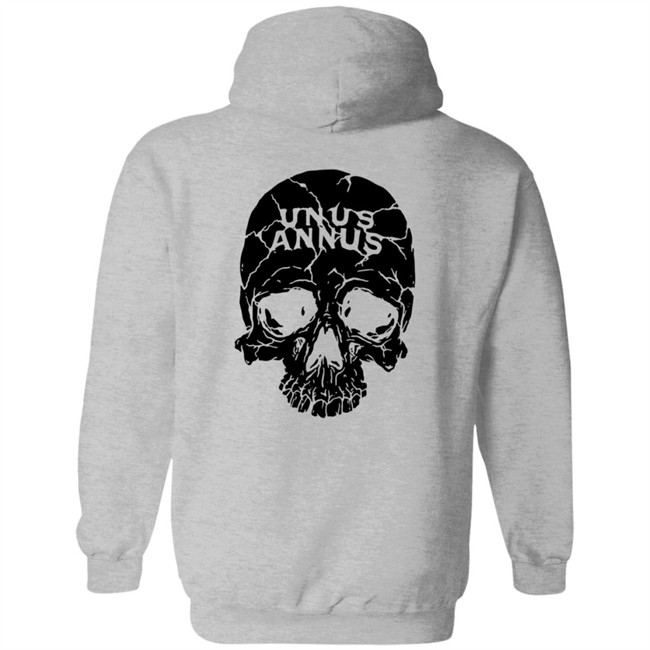 Limited Edition Unus Annu Merch Memento Mori Skull Hoodie Limited Edition Unus Annu Merch Memento Mori Skull Hoodie