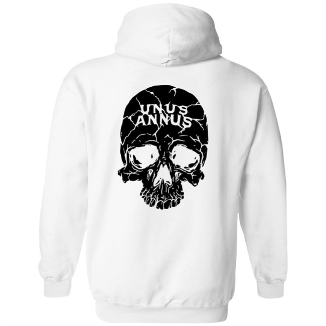 Limited Edition Unus Annu Merch Memento Mori Skull Hoodie Limited Edition Unus Annu Merch Memento Mori Skull Hoodie