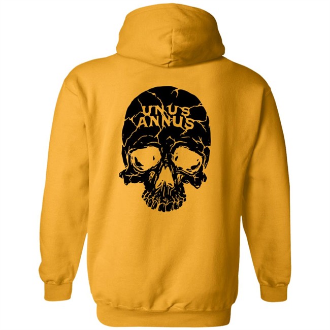 Limited Edition Unus Annu Merch Memento Mori Skull Hoodie Limited Edition Unus Annu Merch Memento Mori Skull Hoodie