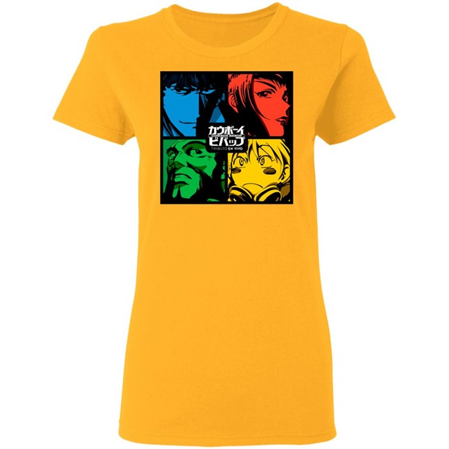 Cowboy Bebop Shirt Cowboy Bebop Tributo En VIVO White T Shirts Cowboy Bebop Shirt Cowboy Bebop Tributo En VIVO White T Shirts