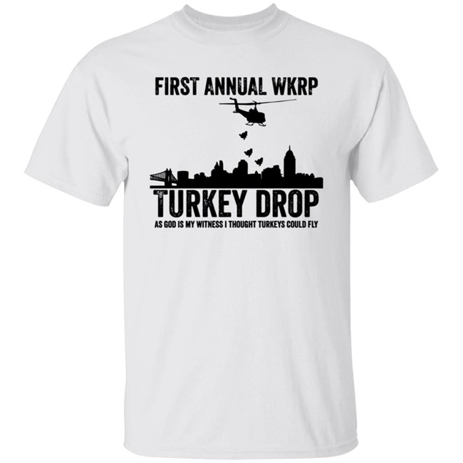First Annual WKRP Thanksgiving Day Turkey Drop T Shirt