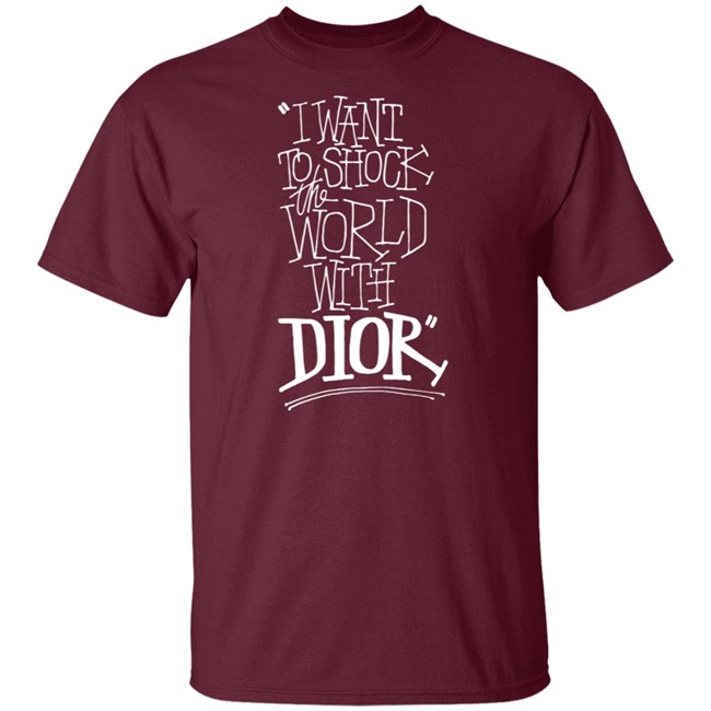 DIOR AND SHAWN Hoodies I Want To Shock The World With Dior Hoodie Sweatshirt DIOR AND SHAWN Hooded Sweatshirt DIOR AND SHAWN Hoodies I Want To Shock The World With Dior Hoodie Sweatshirt DIOR AND SHAWN Hooded Sweatshirt