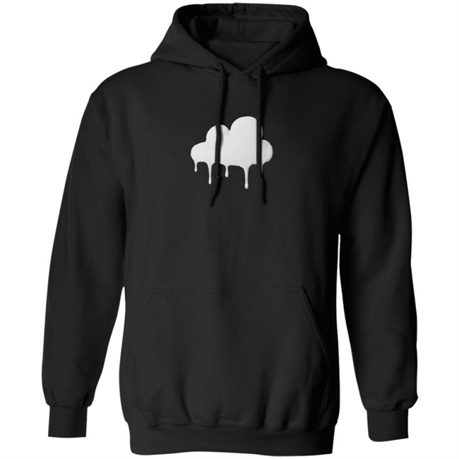 Dixie Damelio Merch Clouded big logo borders rainbow Hoodie