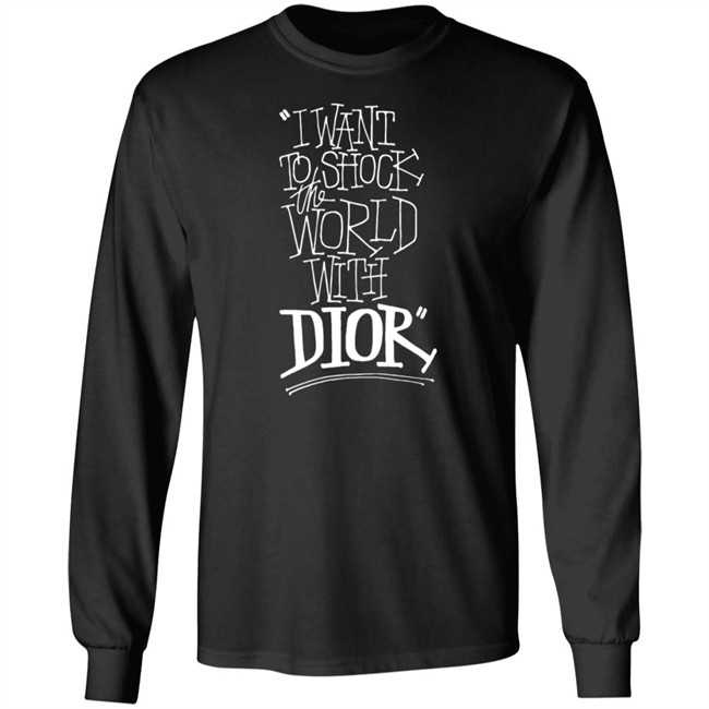 DIOR AND SHAWN Hoodies I Want To Shock The World With Dior Hoodie Sweatshirt DIOR AND SHAWN Hooded Sweatshirt DIOR AND SHAWN Hoodies I Want To Shock The World With Dior Hoodie Sweatshirt DIOR AND SHAWN Hooded Sweatshirt