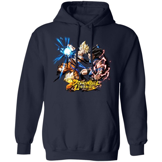 Cartoon Dragon Ball Z Lengends Hoodie Son Goku x Vegata Black Shirts Cartoon Dragon Ball Z Lengends Hoodie Son Goku x Vegata Black Shirts