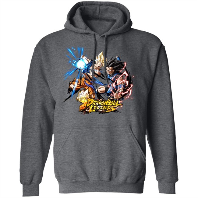 Cartoon Dragon Ball Z Lengends Hoodie Son Goku x Vegata Black Shirts Cartoon Dragon Ball Z Lengends Hoodie Son Goku x Vegata Black Shirts